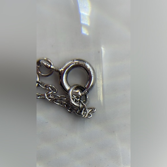 Fringe Necklace - Sterling Silver Long Tie Necklace - Picture 12 of 16